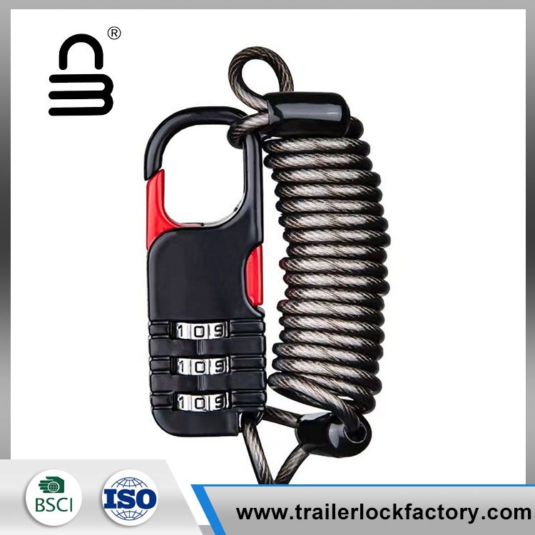 கம்பி கயிறு ஹெல்மெட் பூட்டு